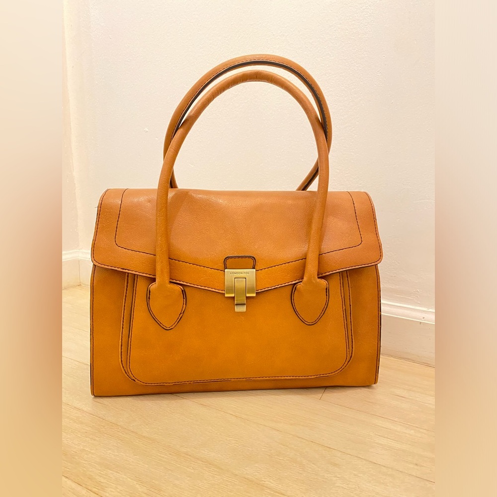 London Fog leather bag